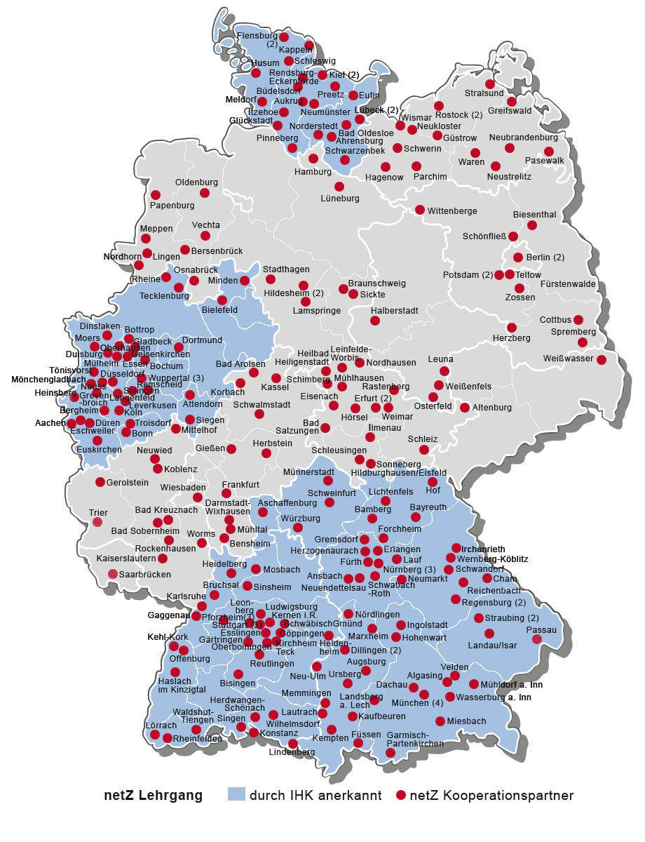 Karte netZ Partner